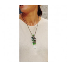 Necklace with  Green Pendant